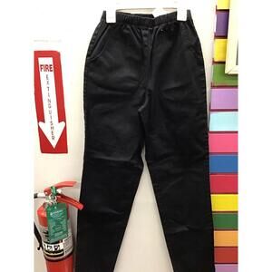 Denim & co womens elastic waistband straight mom jeans size XXS black new HSN